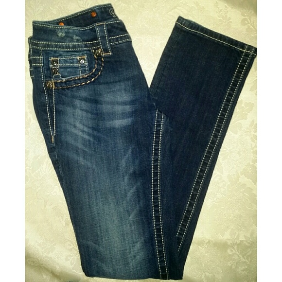 Miss Me Jean's. Blingy Straight Leg - Picture 5 of 9